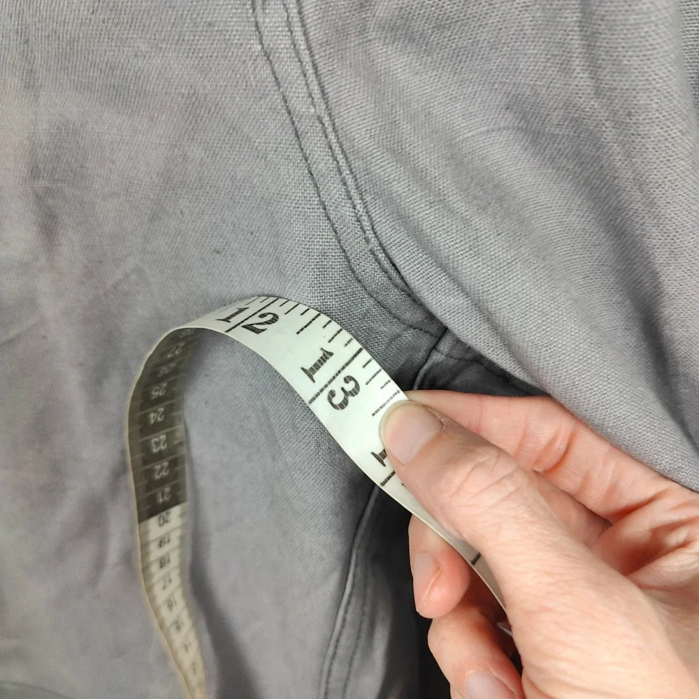 Veb Plastex Delitzsch German Workwear‎ Trousers Mens 52 US 36 Grey Cotton Pants